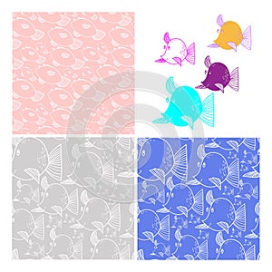 Fish patterns and and fish